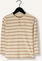 YOUR WISHES Polo STRIPE TERRY RELAXED GRANDDAD LONGSLEEVE en beige YOUR WISHES Polo STRIPE TERRY RELAXED GRANDDAD LONGSLEEVE en beige - medium
