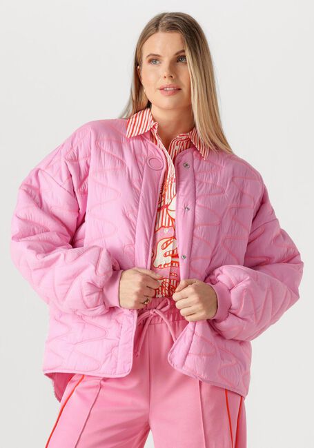 Roze POM AMSTERDAM Jassen JACKET QUILTED CHEERING PINK - large