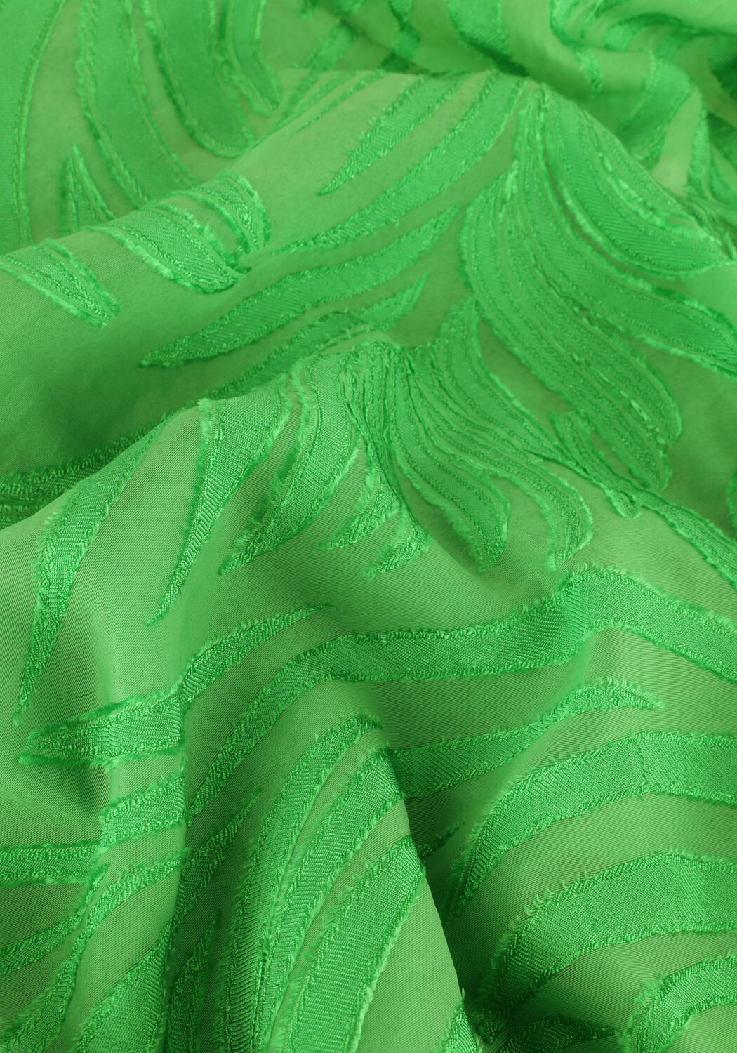 FREEBIRD Mini robe WV-LEAF-JACQUARD-RA-23-3 en vert - large