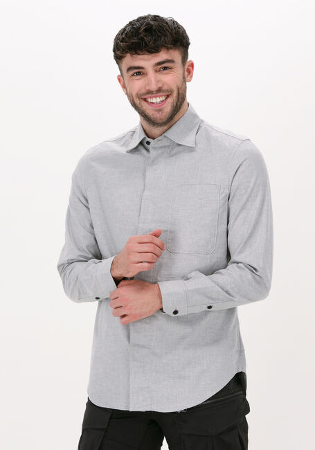 G-STAR RAW Chemise décontracté SECRET UTILITY REG SHIRT Gris clair - large