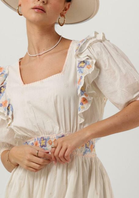 LOUIZON Robe maxi BATETTE en blanc - large
