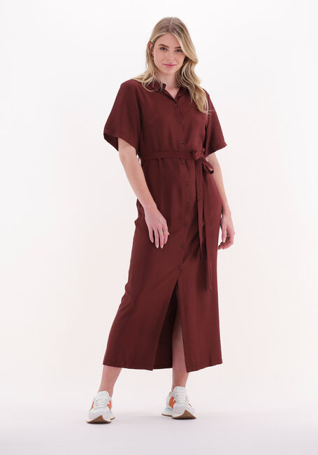 Roest ANOTHER LABEL Midi jurk SANGO DRESS S/S - large