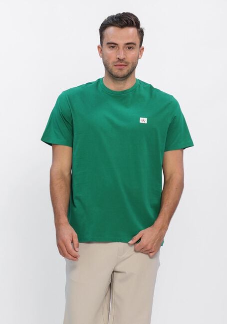 CALVIN KLEIN T-shirt SS BADGE 30S JERSEY CLASSIC TEE en vert - large