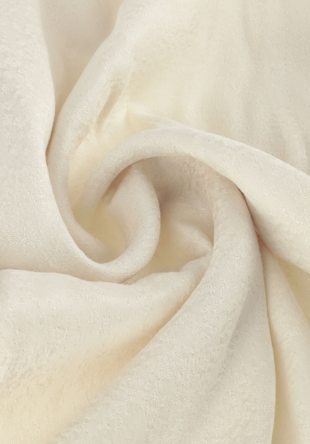 Ecru VANILIA  ROMANTIC STRUCTURE SHIRT - large