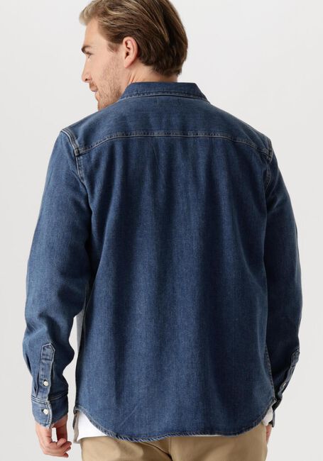 CALVIN KLEIN Surchemise SLIM DENIM SHIRT Bleu foncé - large