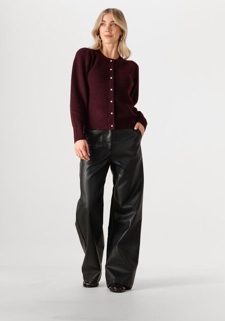 Bordeaux NEO NOIR Vest NUNA KNIT CARDIGAN - large