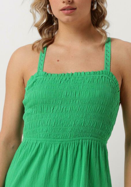 SCOTCH & SODA Robe maxi MAXI DRESS WITH SMOCK DETAIL en vert - large