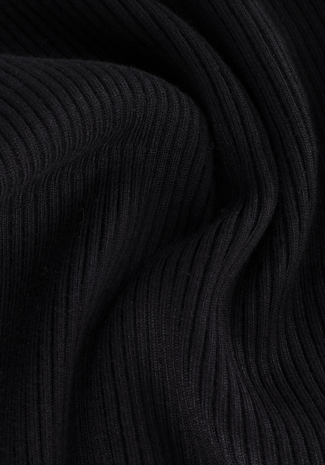 Zwarte CO'COUTURE Tops & T-shirts BADU ASYM RIB KNIT - large