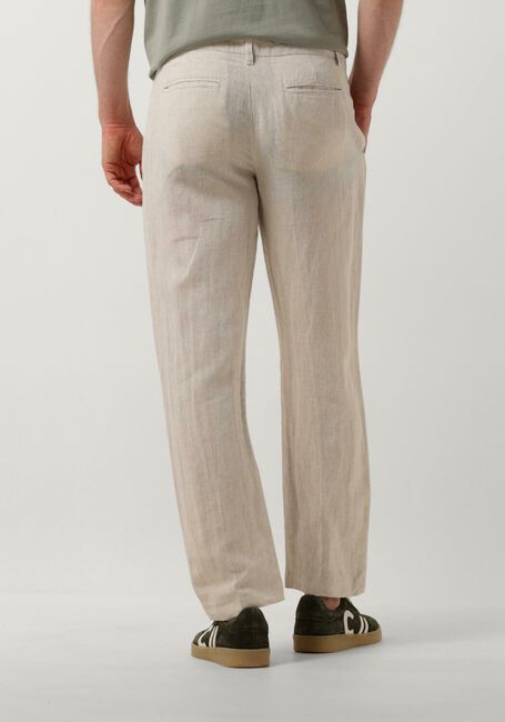 SELECTED HOMME Pantalon SLH196-STRAIGHT MADS LINEN PANT en beige - large