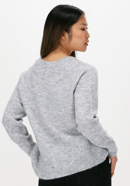 SELECTED FEMME Pull LULU LS KNIT V-NECK B Gris clair - large