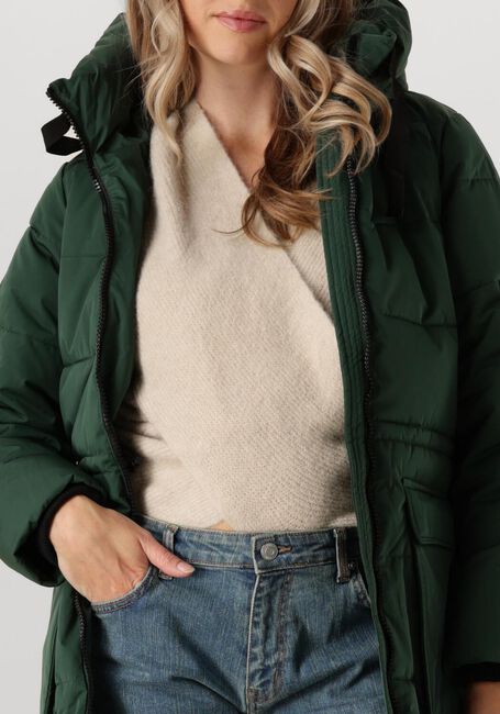 Groene MSCH COPENHAGEN Gewatteerde jas MSCHPAVINARIA ZIP JACKET - large