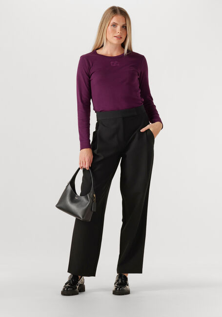 CO'COUTURE Pantalon VOLA CARROT PLEAT LONG PANT en noir - large
