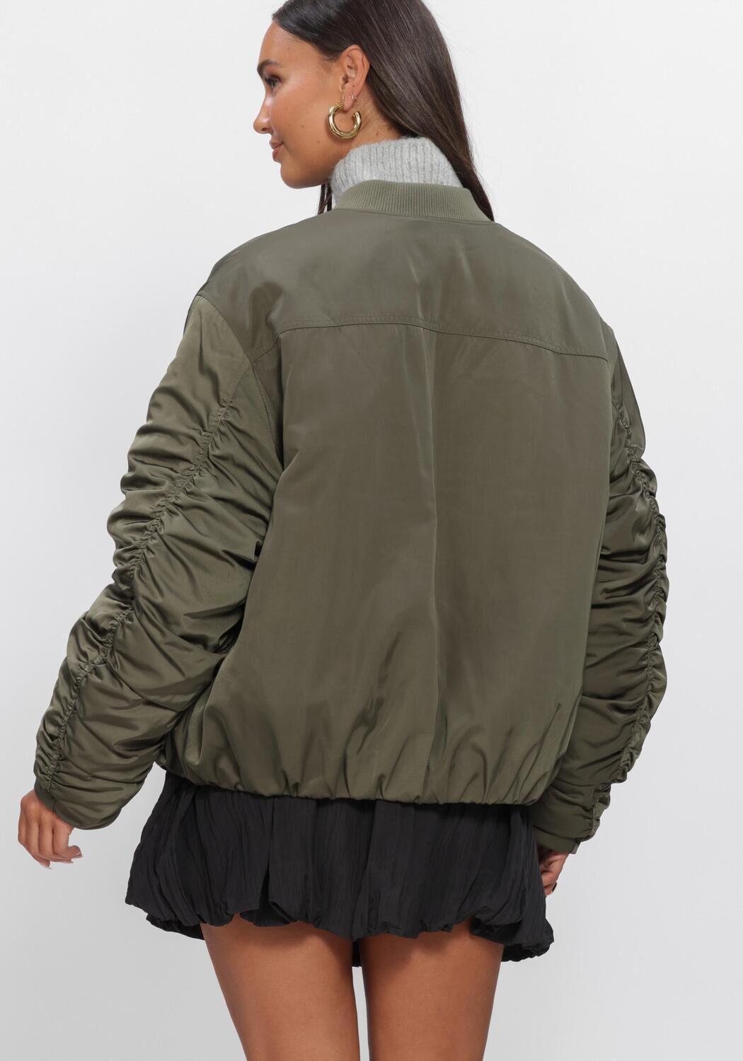 EDITED Jack ZEREENA JACKET Vert fonc&eacute; - large