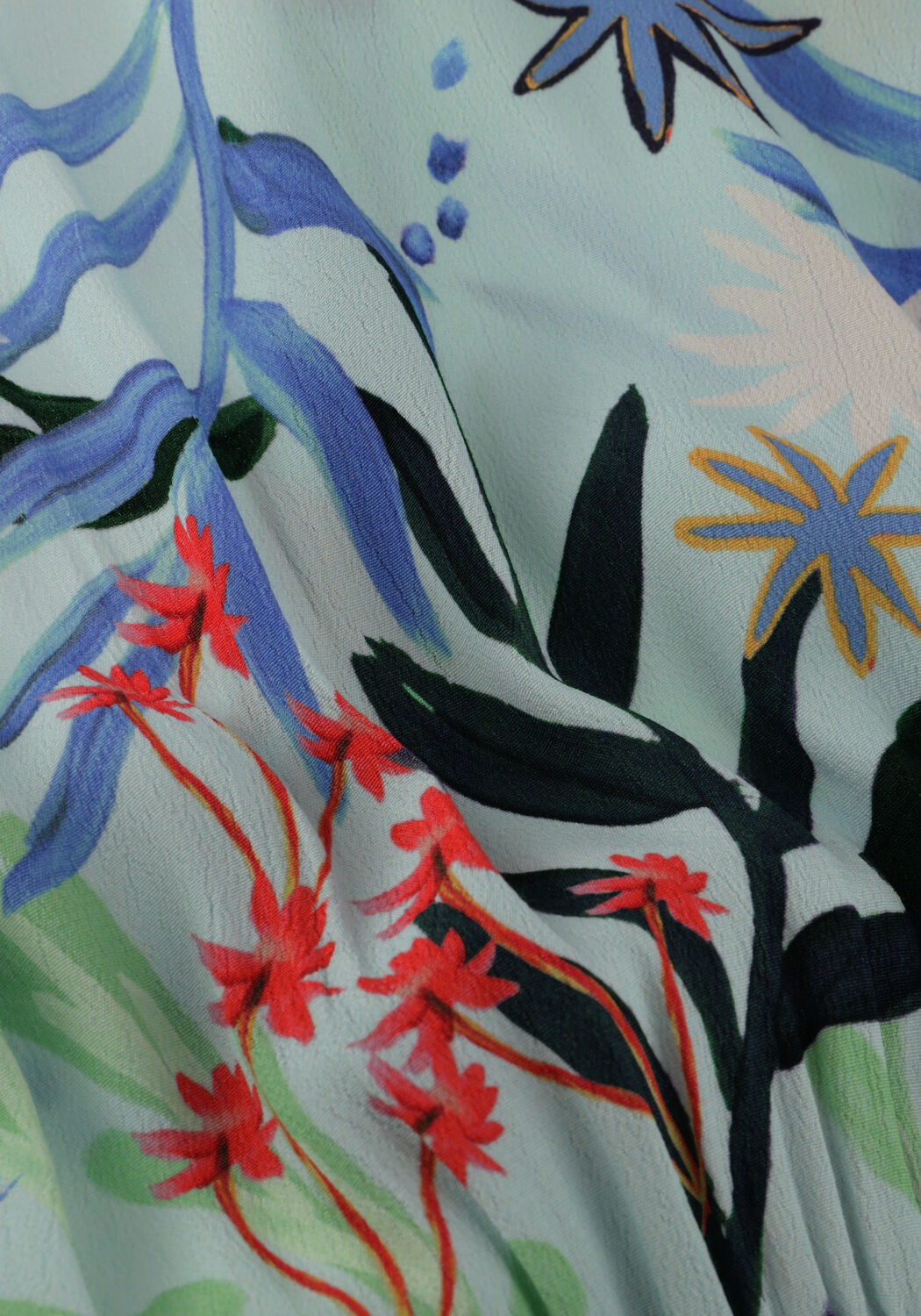 POM AMSTERDAM Robe maxi DRESS LIV 7328 en bleu - large