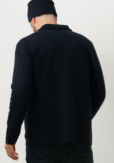 SCOTCH & SODA Jack WOOL-BLEND KNITTED WORKER JACKET en bleu - large