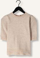 Bruine SELECTED WOMEN Top SLFLULU SS OPEN BACK KNIT O-NECK Bruine SELECTED WOMEN Top SLFLULU SS OPEN BACK KNIT O-NECK - medium