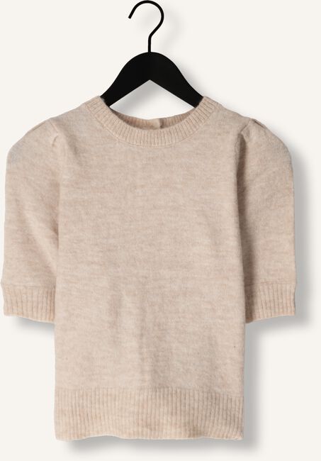 Bruine SELECTED WOMEN Top SLFLULU SS OPEN BACK KNIT O-NECK Bruine SELECTED WOMEN Top SLFLULU SS OPEN BACK KNIT O-NECK - large