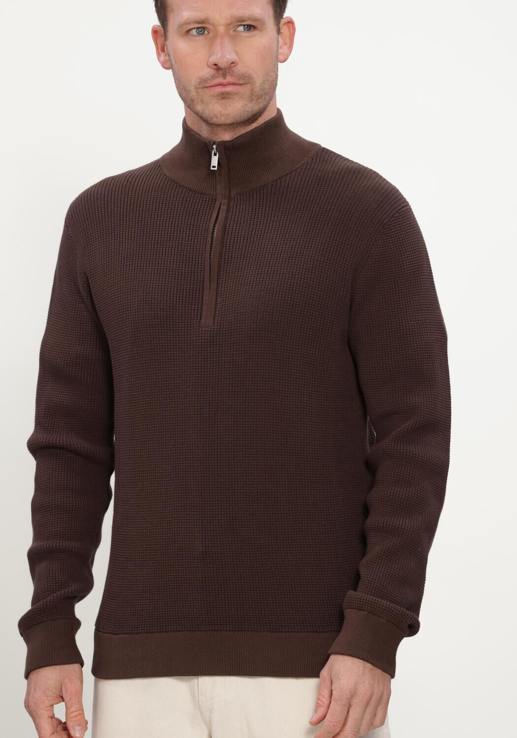 MACED Pull M-ANTHONY en marron - large
