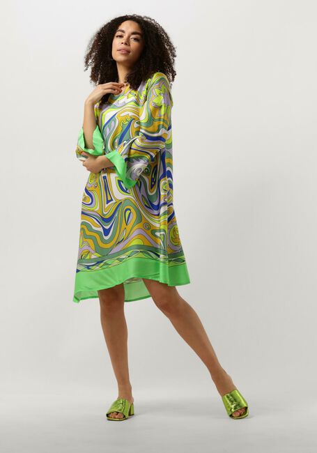 Groene ANA ALCAZAR Mini jurk SWING DRESS - large