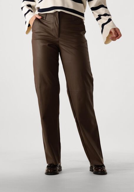 KNIT-TED Pantalon large NAOMI PANT en marron - large