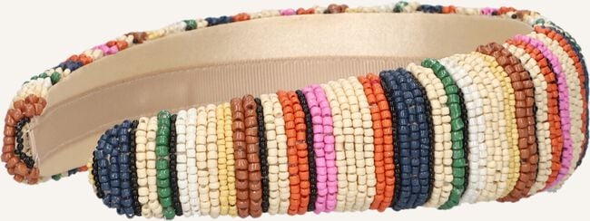 Multi BECKSONDERGAARD Haaraccessoires STRIPES WIDE BEADED HAIRBRACE Multi BECKSONDERGAARD Haaraccessoires STRIPES WIDE BEADED HAIRBRACE - large