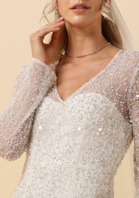 Y.A.S. YASVANESSA LS MAXI TRAIN DRESS - CELEB Mode mariage en blanc - large