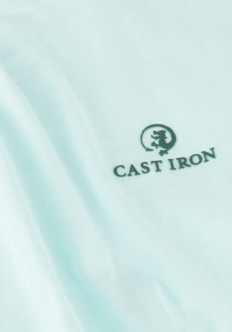 CAST IRON T-shirt SHORT SLEEVE R-NECK SLUB JERSEY en bleu - large