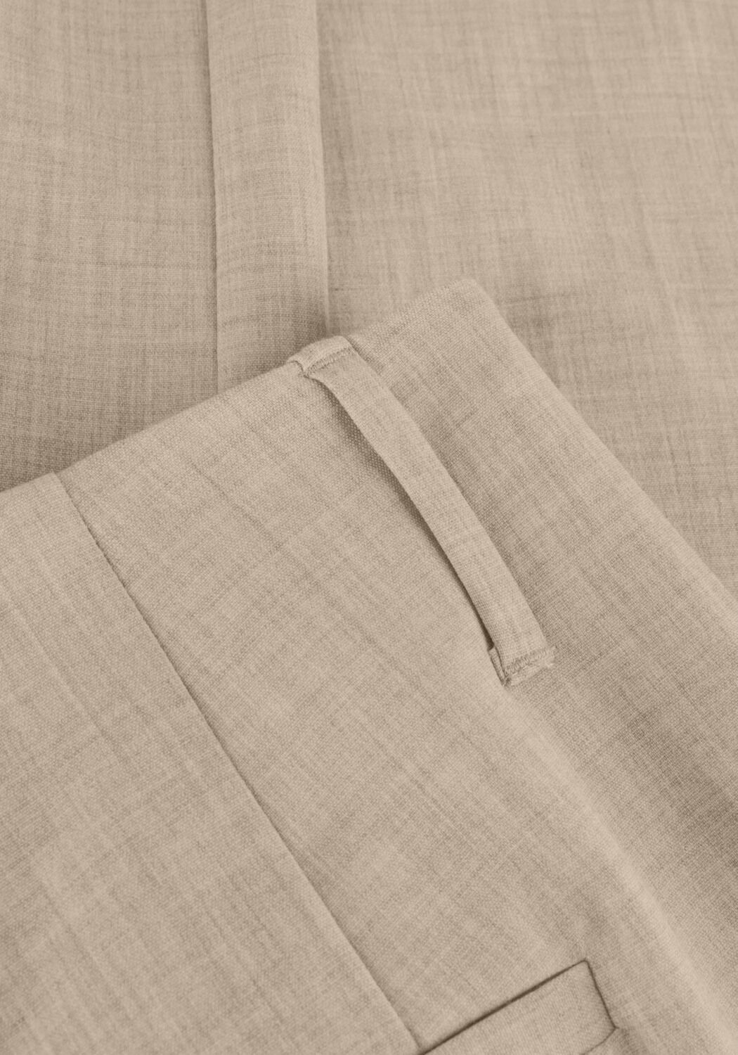 Zand MSCH COPENHAGEN Wijde broek MSCHEDREA HW LONG PANTS - large