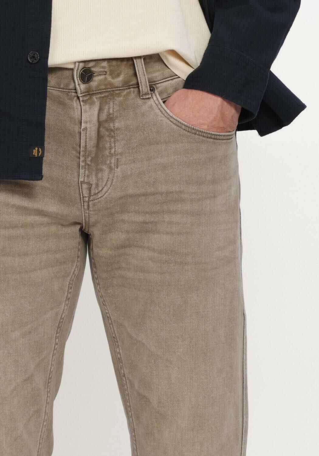 PME LEGEND Straight leg jeans NIGHTFLIGHT WASHED SWEAT Sable - large