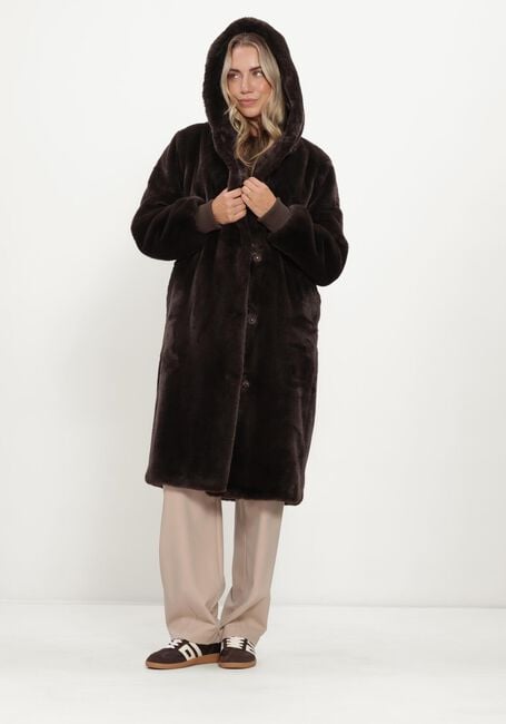MOSCOW Manteau en fausse fourrure 08-08-NADJANA-4 en marron - large