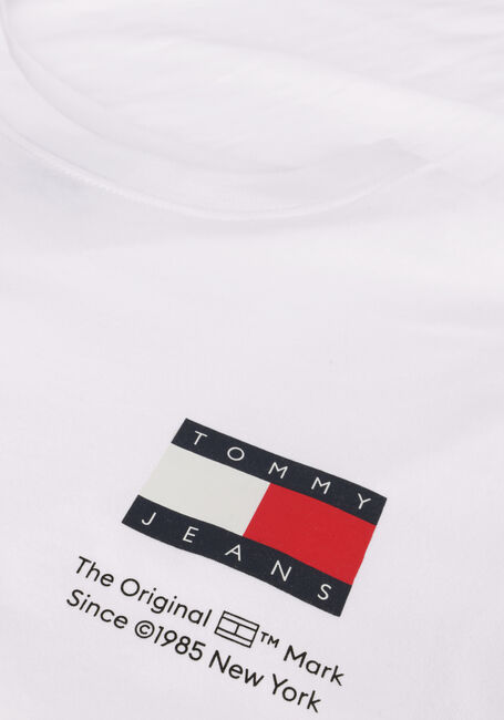 TOMMY JEANS T-shirt TJM SLIM ESSENTIAL FLAG TEE en blanc - large