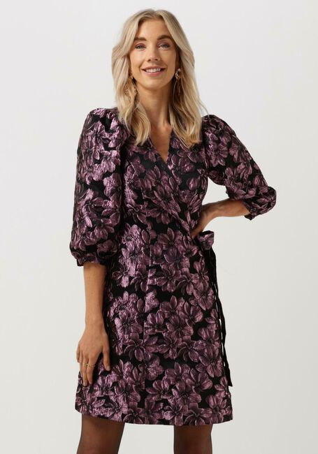 SELECTED FEMME Mini robe SLFANJA-SIV 3/4 SHORT DRESS EX en violet - large