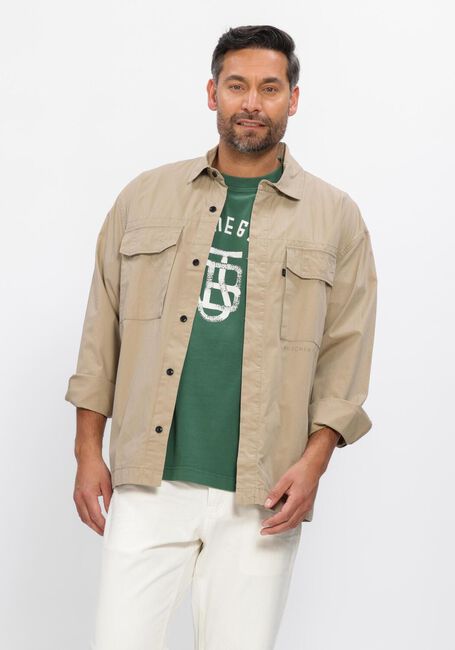 BUTCHER OF BLUE Surchemise DAN COTTON OVERSHIRT en beige - large