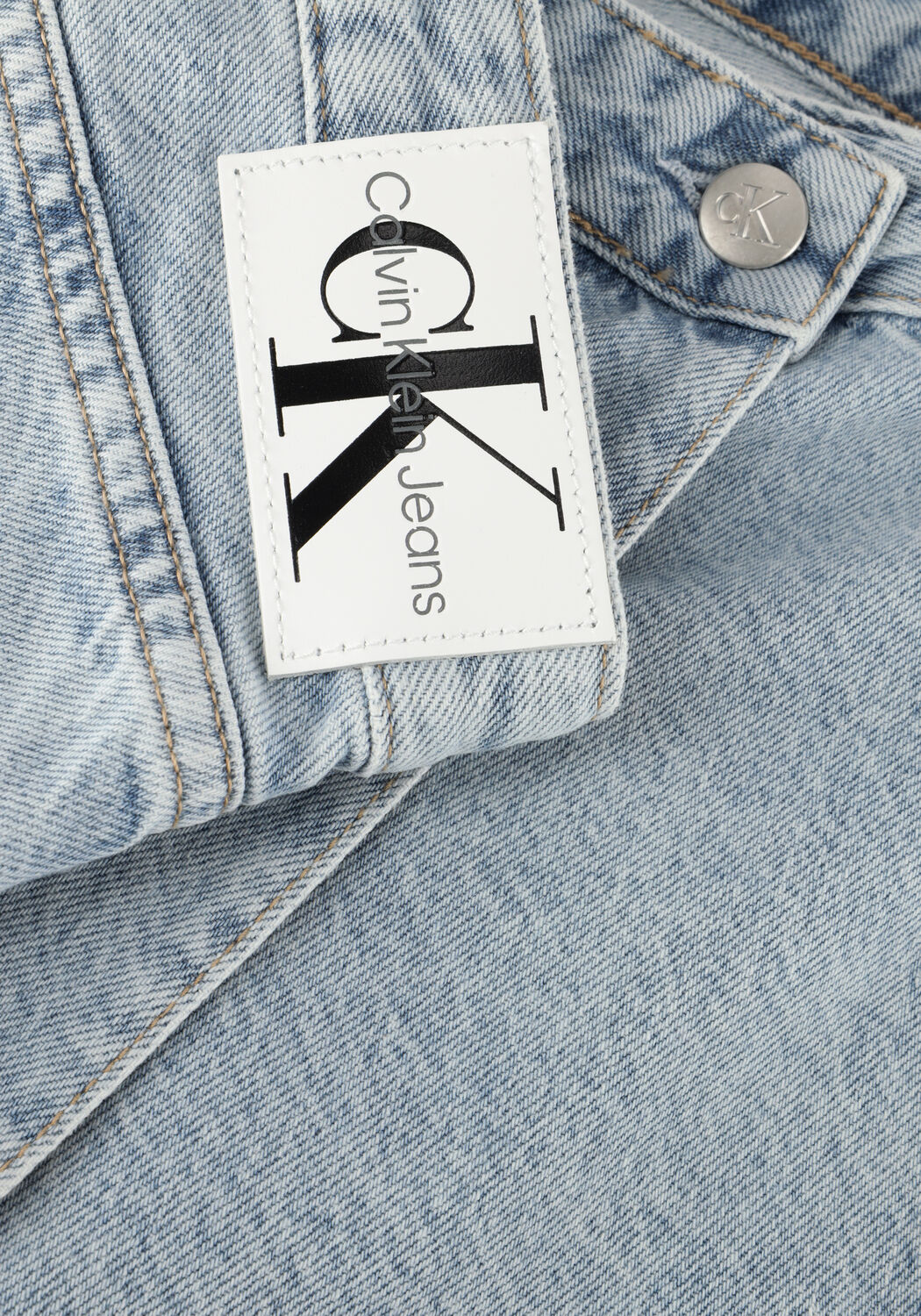 CALVIN KLEIN Pantalon courts WRAP SKORT en bleu - large