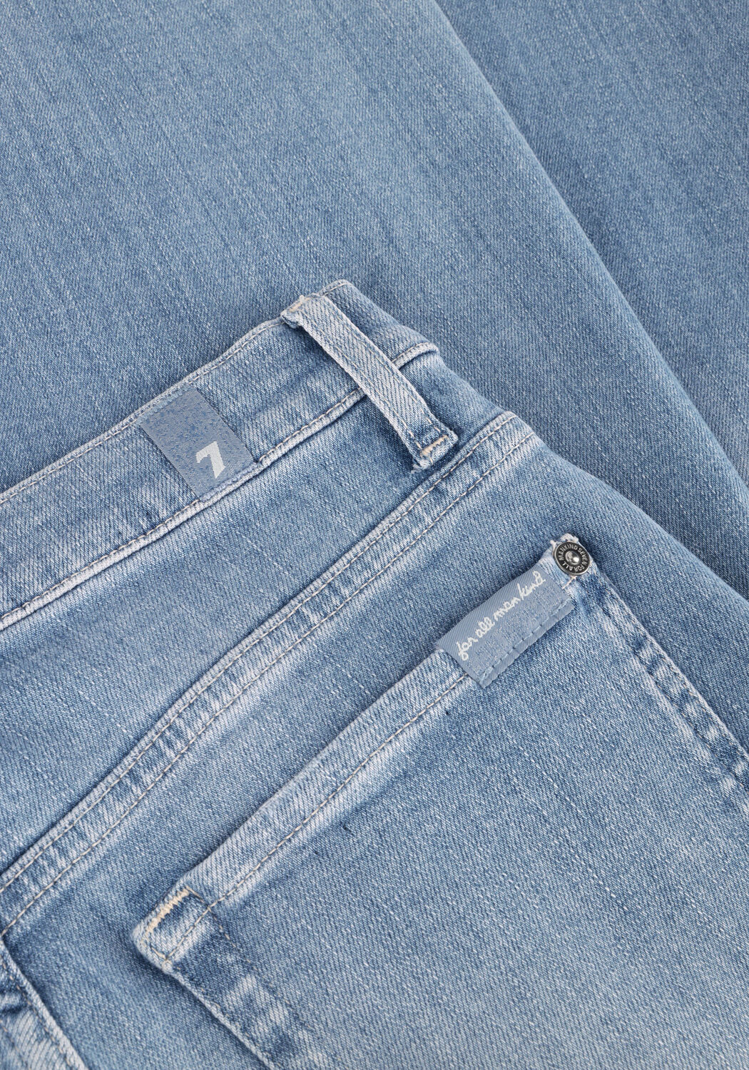 Lichtblauwe 7 FOR ALL MANKIND Wide jeans MODERN DOJO BLOOM - large