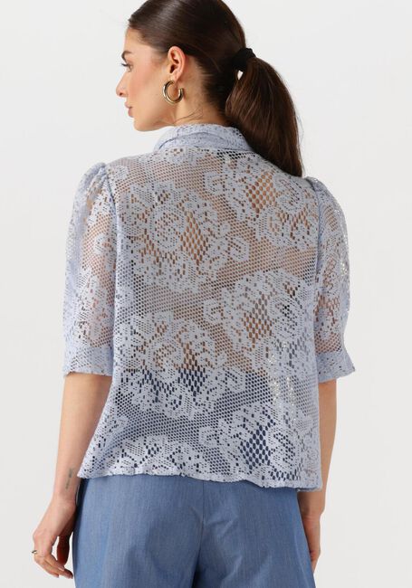 Lichtblauwe LOLLYS LAUNDRY  BONOLL SHIRT SS - large
