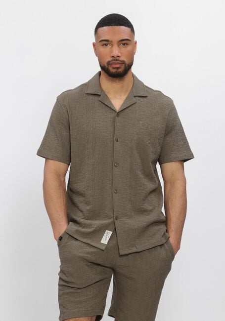 BUTCHER OF BLUE Chemise d&eacute;contract&eacute; RIPLEY STRUCTURE SHIRT en vert - large