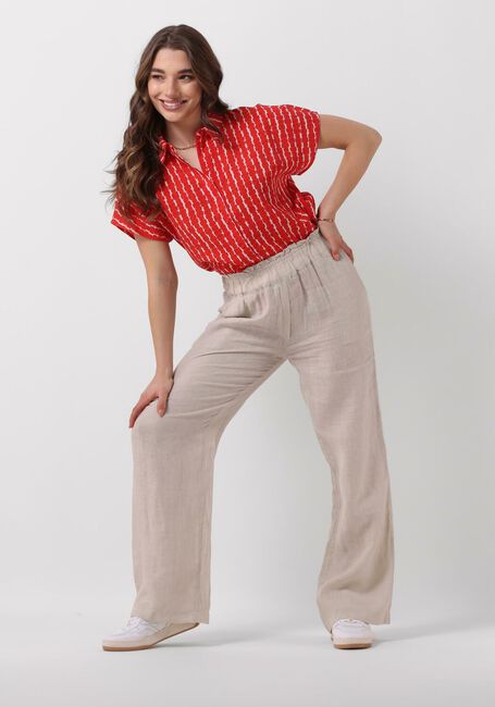 BY-BAR Pantalon large ROBYN LINEN PANT Trousse - large