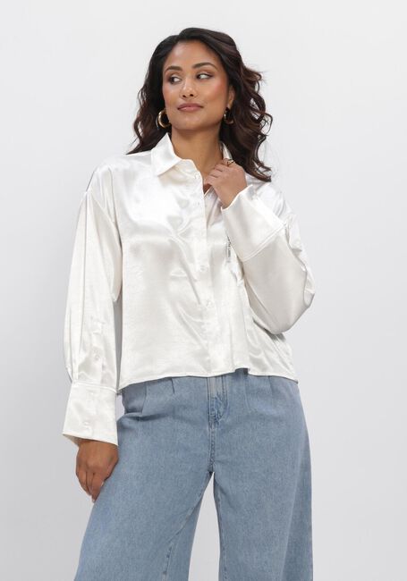 Witte ALIX THE LABEL  SATIN BLOUSE - large