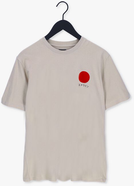 EDWIN T-shirt JAPANESE SUN TS SINGLE JERSEY en beige - large