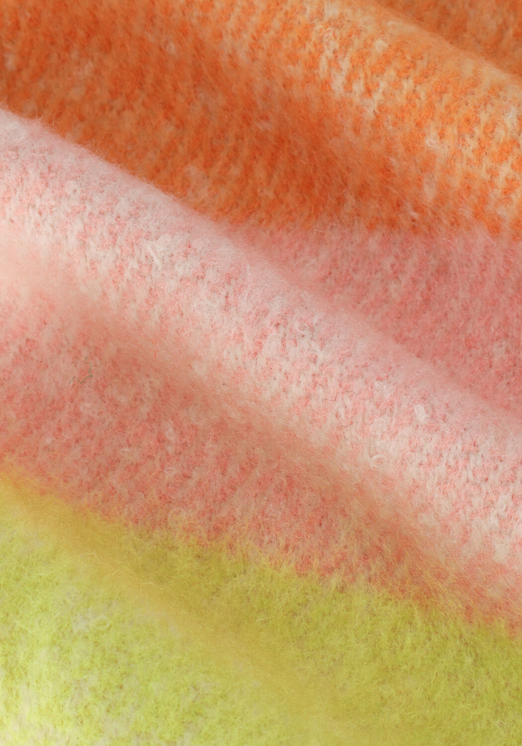 ABOUT ACCESSORIES OBLONG BRUSHED BIG STRIPES Foulard en multicolore - large