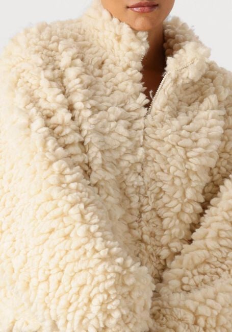 Ecru ANOTHER LABEL Teddy jas SARA JACKET - large