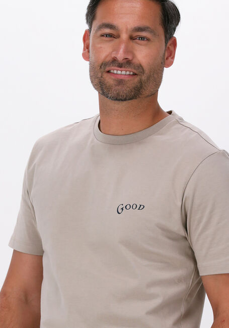 THE GOODPEOPLE T-shirt TEX en beige - large
