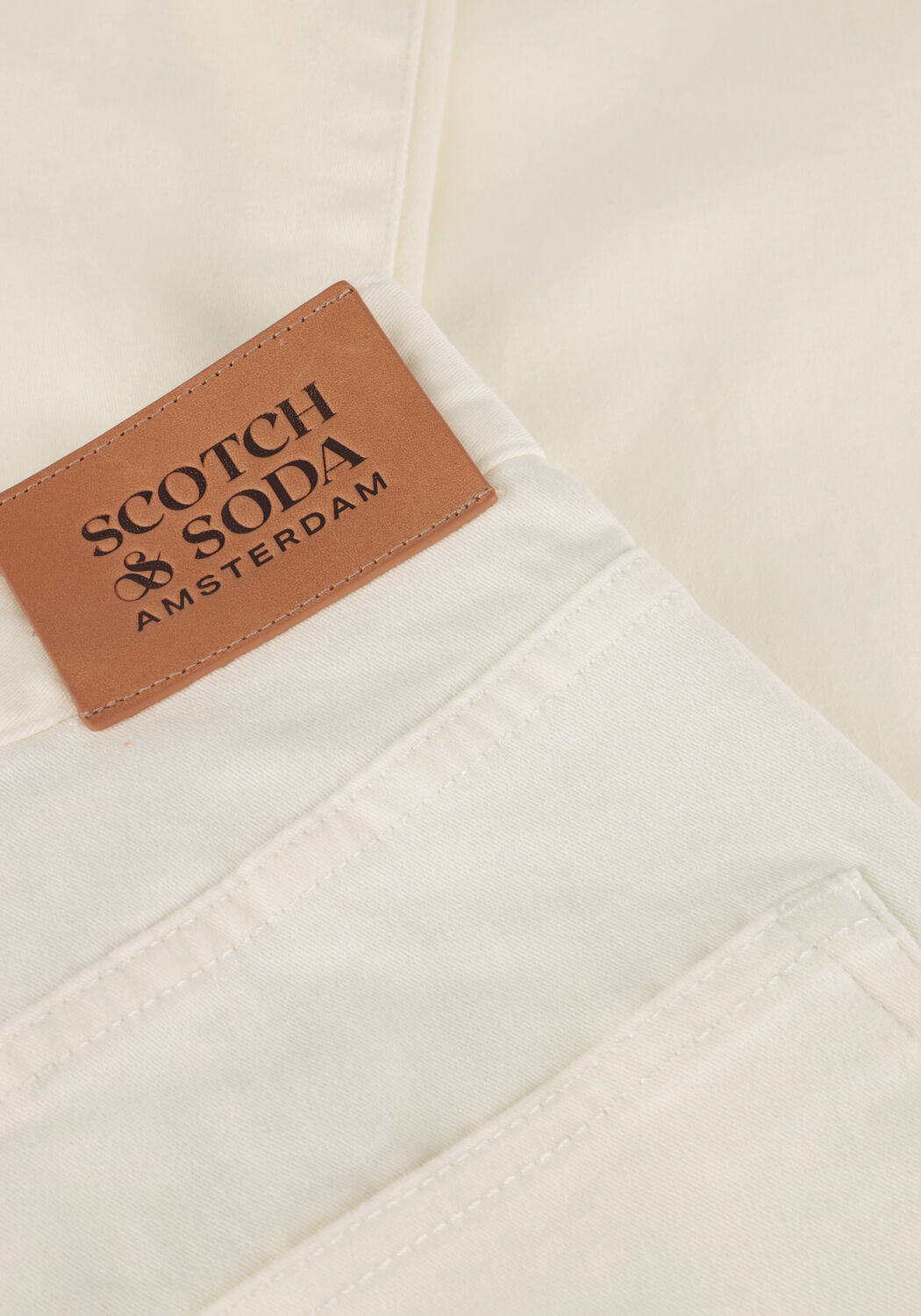 SCOTCH & SODA Chino RALSTON STRETCH TWILL 5-POCKET PANT en blanc - large
