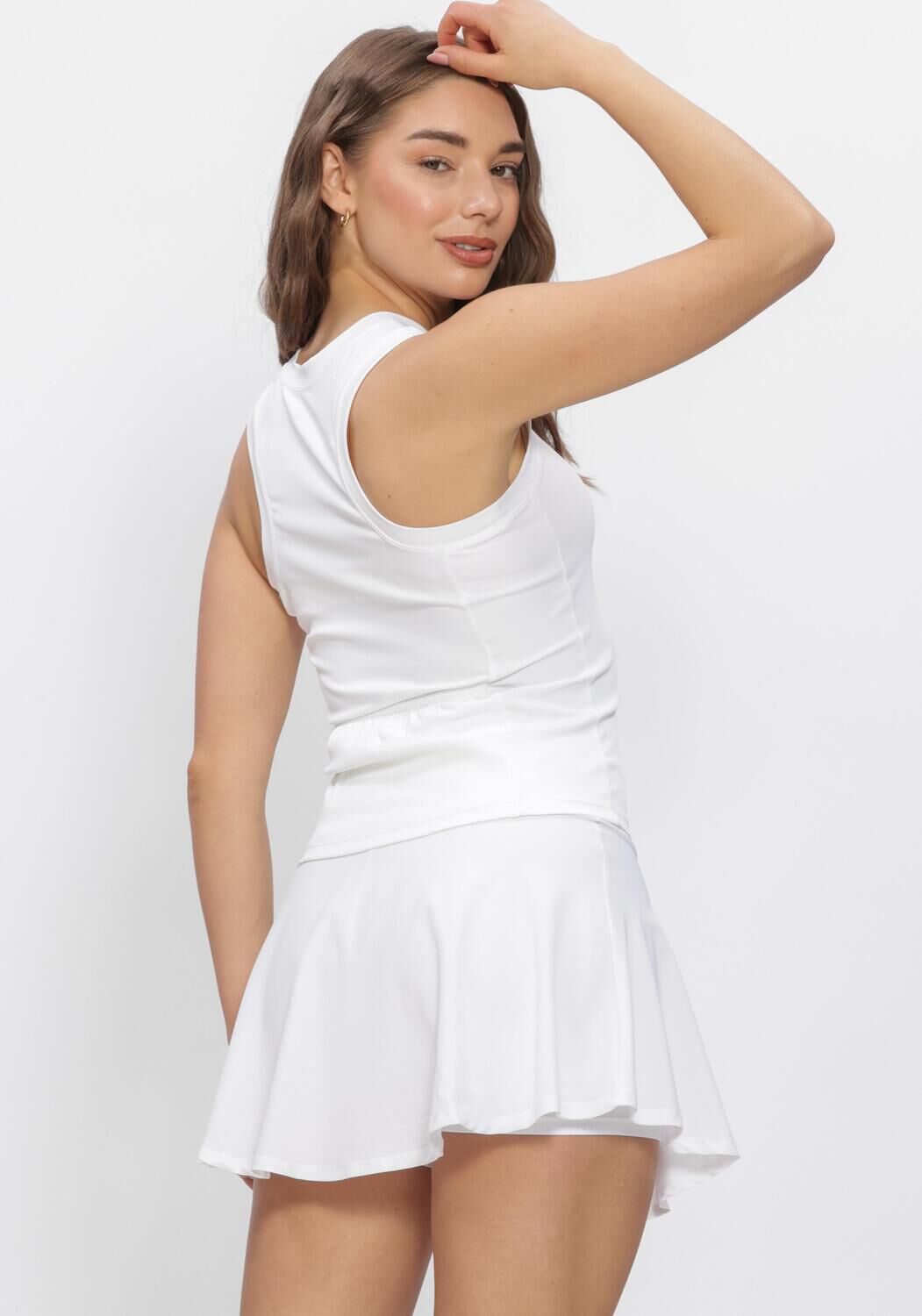 BJORN BORG ACE POCKET RIBBED TANK TOP Hauts & T-shirts en blanc - large