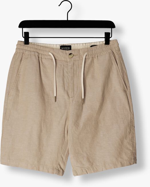 SCOTCH & SODA Pantalon courte FAVE - COTTON/LINEN TWILL BERMUDA SHORT Sable - large