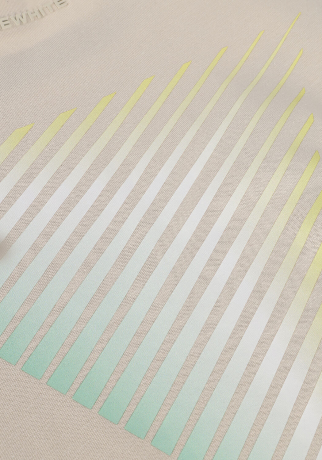 PUREWHITE T-shirt TSHIRT WITH SMALL LOGO ON CHEST AND TRIANGLE GRADIENT PRINT AT BACK Sable - large