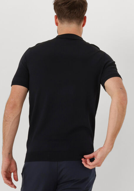 Donkerblauwe GENTI T-shirt POLO BUTTON SS K2046-1260 - large