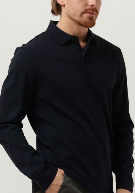 BOSS BLACK Polo PLEINS 31 Bleu foncé - large
