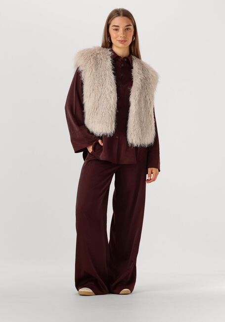 BEAUMONT Pantalon large DEEZY PANTS Bordeaux - large